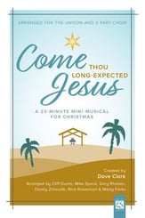 Come, Thou Long-Expected Jesus Unison/Two-Part Choral Score cover